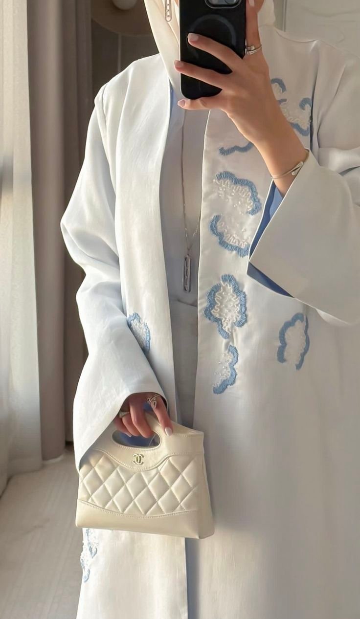 Coat Style Abaya - Image 2
